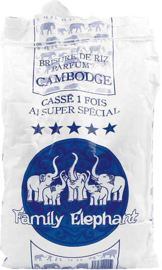 Brisures de Riz - Cassé 1 fois - Cambodge - 5kg