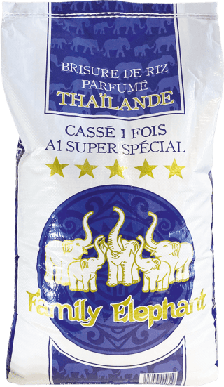 Brisures de Riz - Cassé 1 fois - Thaïlande - 20kg