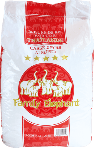 Brisures de Riz - Cassé 2 fois - Thaïlande - 20kg