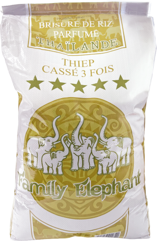 Brisures de Riz Thiep - cassé 3 fois - 20kg