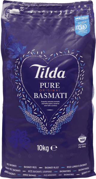 Riz long Basmati - TILDA - 10kg