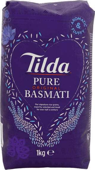 Riz long Basmati - TILDA - 1kg