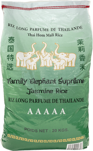 Riz long parfumé Thaïlande - SUPREME - 20kg