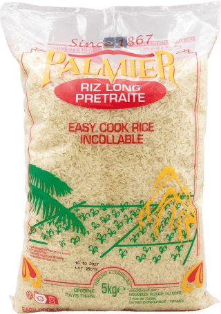 Riz long prétraité - PALMIER - 5kg