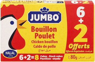 Bouillon - JUMBO ÉTUI - Poulet 10g x48