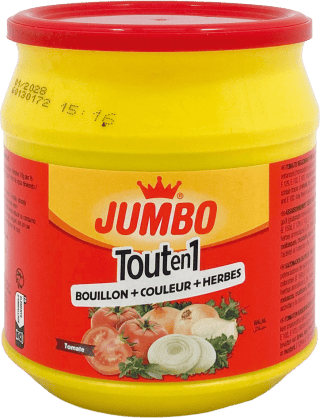 Poudre Bouillon tout en un - Tomate - JUMBO - 500g