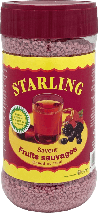 Préparation boisson inst. saveur Fruits Rouges - STARLING - 400g