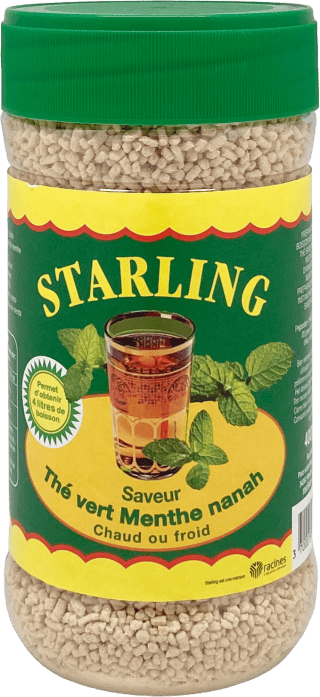 Préparation boisson inst. Thé saveur Menthe - STARLING - 400g