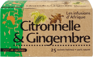 Préparation Infusion Citronnelle Gingembre - RACINES