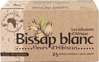 Préparation Infusion Fleurs d'Hibiscus Blanc - RACINES