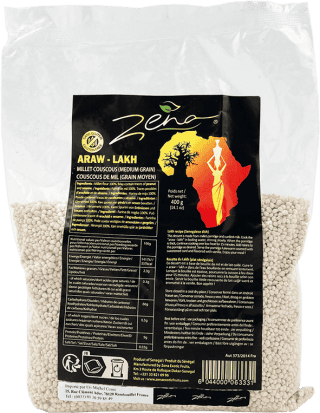 Couscous de Mil Moyen - Araw Lakh - 400g