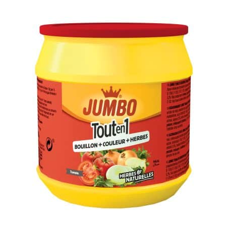 Poudre Bouillon tout en un - Tomate - JUMBO - 500g