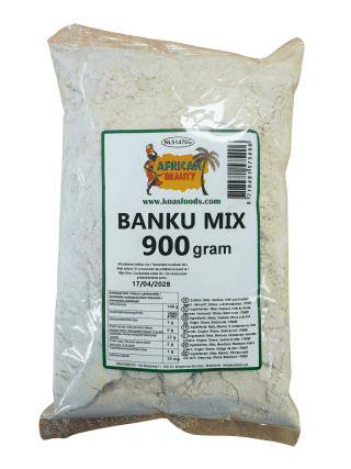 Mélange de Farines de Maïs et Manioc - Banku Mix - 900g