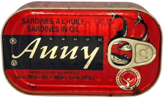 Sardines à l'Huile Végétale - ANNY - 125g