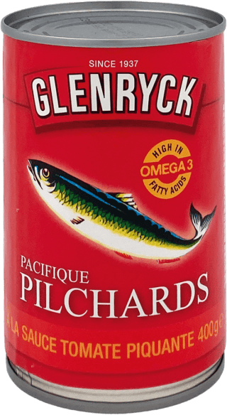 Sardinops à la sauce Tomate Piquante - Glenryck Pilchards -  400g