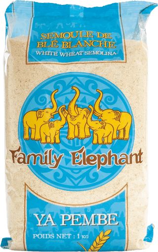Semoule de Blé Blanche -  FAMILY ELEPHANT - 1kg