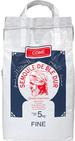 Semoule de Blé Dur Fine - CÔME - 5kg