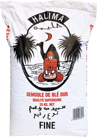 Semoule de Blé Dur - HALIMA - Fine 25kg