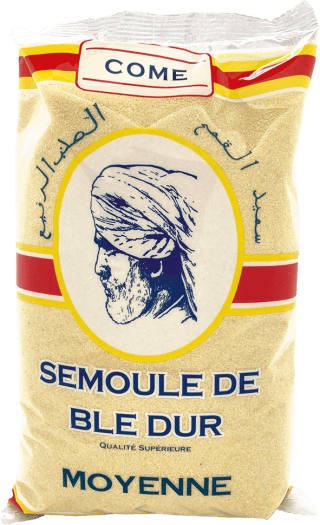Semoule de Blé Dur Moyenne - CÔME - 1kg