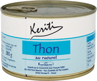 Thon Entier au naturel - 1/2