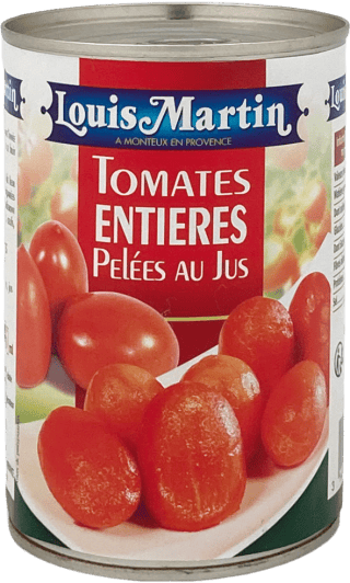Tomates Entières Pelées - LOUIS MARTIN - 1/2